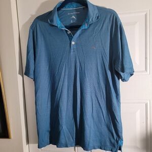 Tommy Bahama men’s polo shirt light blue Nwot size Medium Short Sleeve